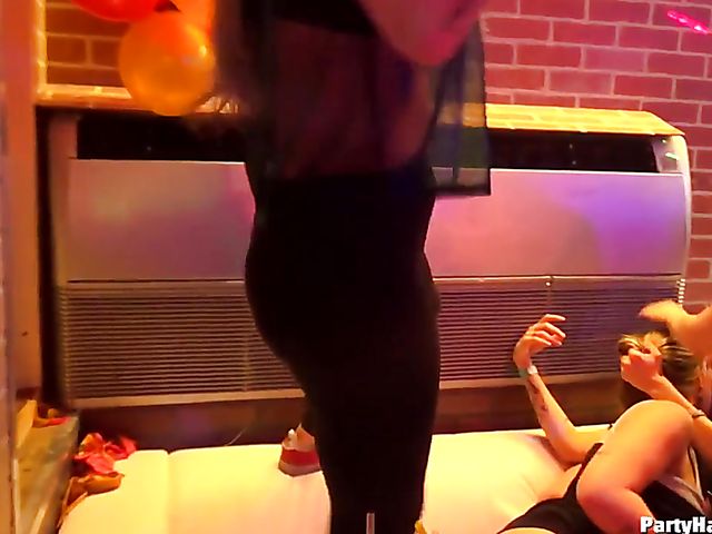 Stripper party with dozens of hot ladies looking for some cock