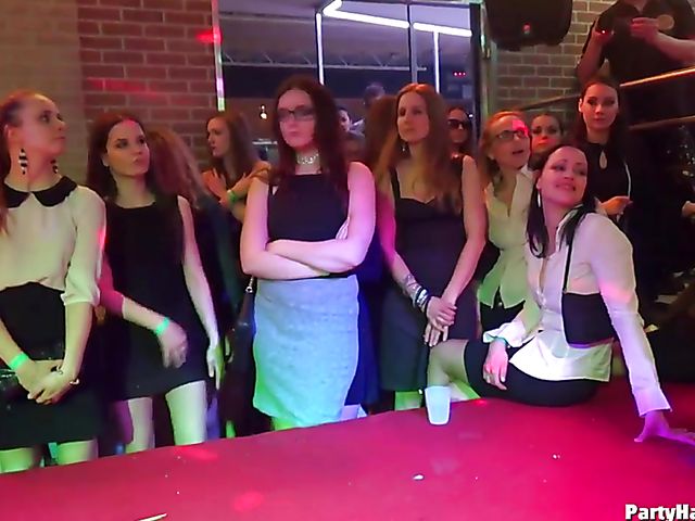 Stripper party with dozens of hot ladies looking for some cock