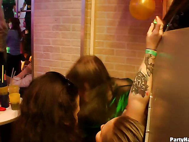 Strippers do their best to get sex party started