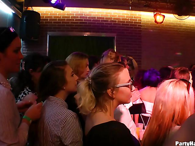 Strippers do their best to get sex party started