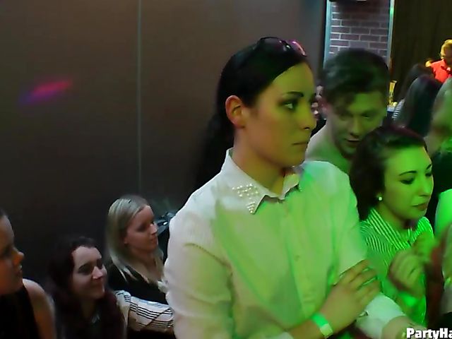 Strippers do their best to get sex party started