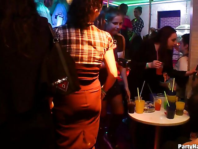 Strippers do their best to get sex party started