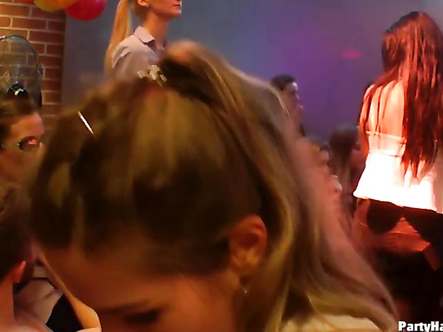 Strippers do their best to get sex party started