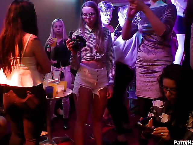 Strippers do their best to get sex party started