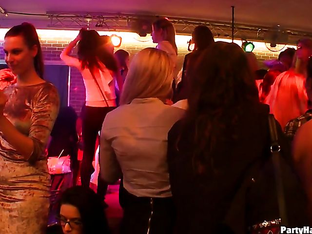 Strippers do their best to get sex party started