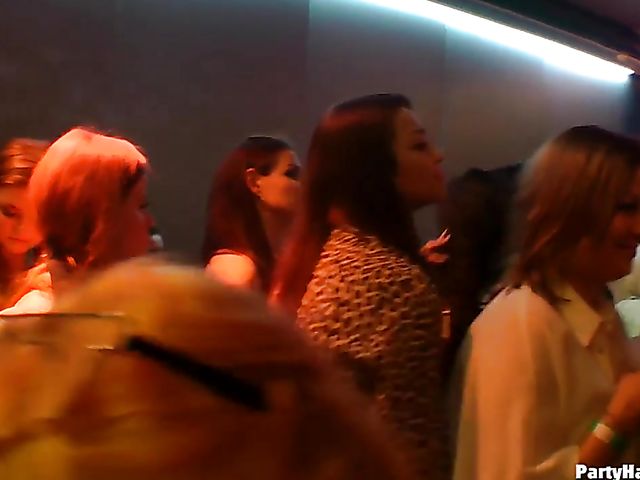 Strippers do their best to get sex party started