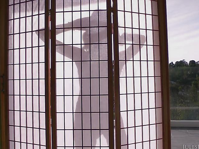 Riley Reid DP with two tattooed guys