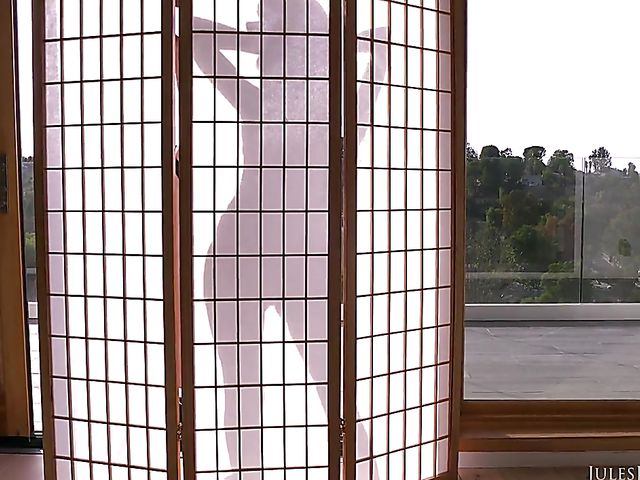 Riley Reid DP with two tattooed guys