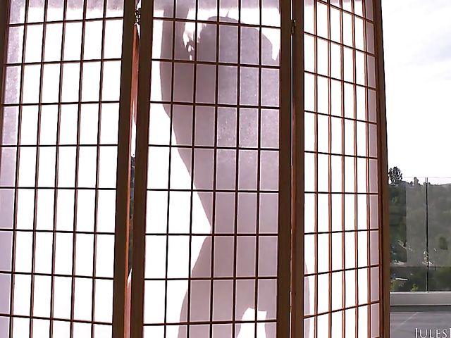 Riley Reid DP with two tattooed guys