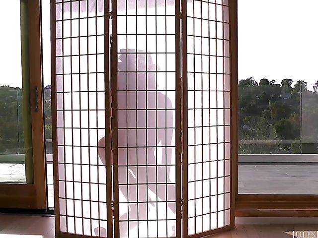 Riley Reid DP with two tattooed guys