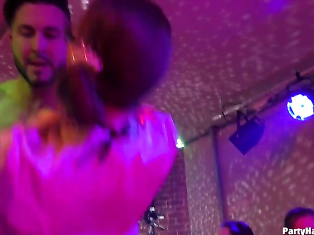 Party sex with cock loving babes in the club 