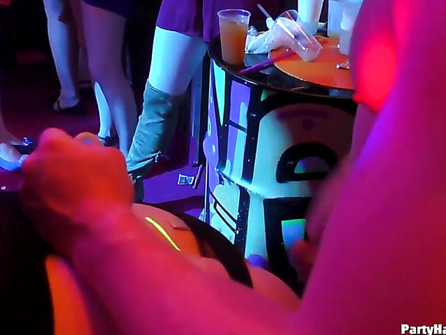 Male strippers bang the girls in the club