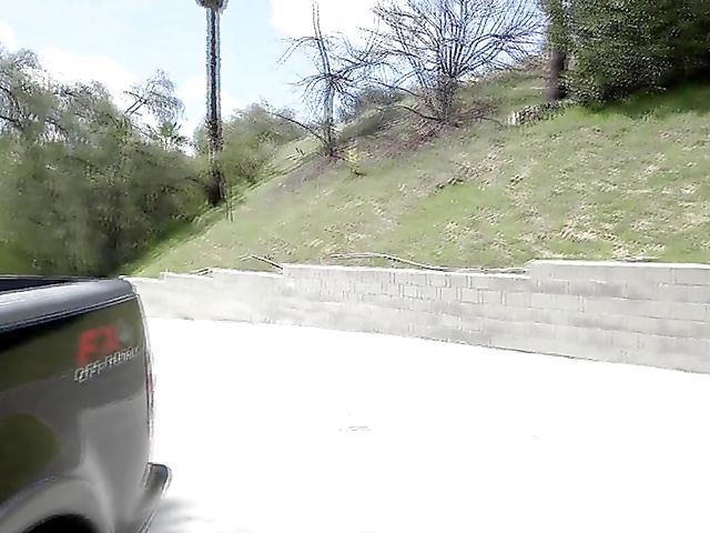 Young redhead April Reid has sex with her stepdad POV