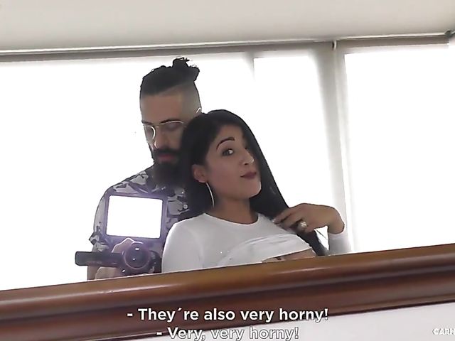 Hottie shows off her colombian ass and gets fucked