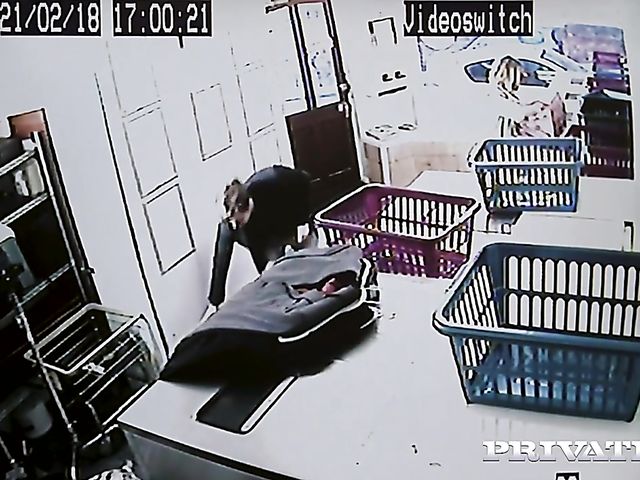 Doggy style at the laundry with Mia Malkova