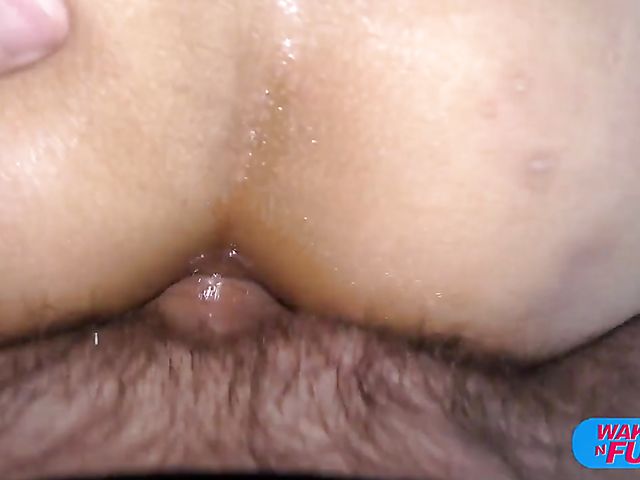 Hard morning DP with Colombian teen Veronica Leal