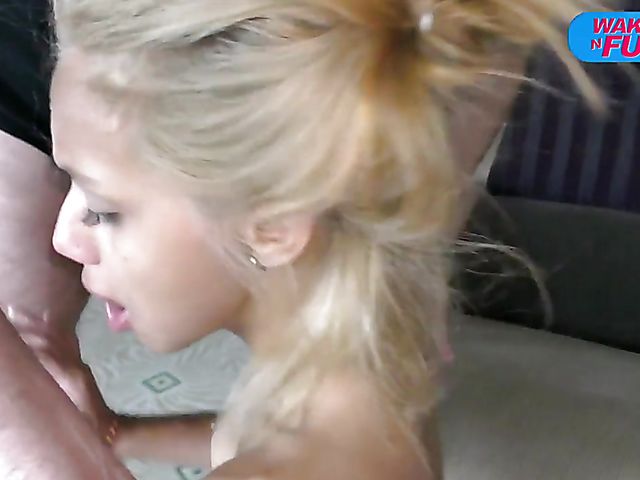 Hard morning DP with Colombian teen Veronica Leal