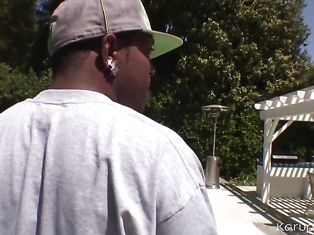 Huge tits MILF Lisa Ann fucks a black guy