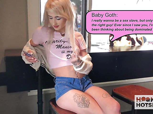 Deepthroat puke and crazy sex with tattooed squirter Baby Goth