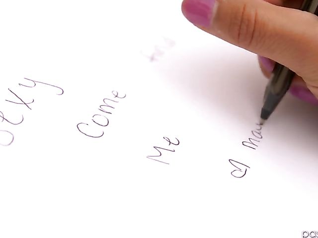 Teen Maya Bijou replaces a dildo with a fat cock by the pool