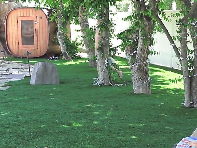 Bikini girl Norah Nova with pierced nipples and clit fuck outdoors 