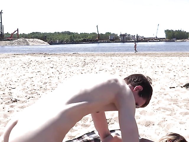 Nudist beach sex with gorgeous Kasia