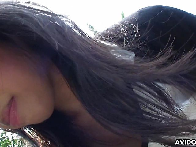 Public Japanese pissing with Karin Asahi