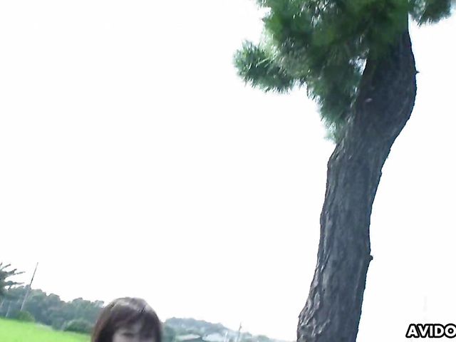 Public Japanese pissing with Karin Asahi