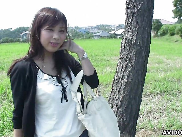 Public Japanese pissing with Karin Asahi