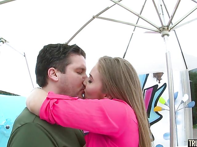 Big tits anal newcomer Lena Paul gets it