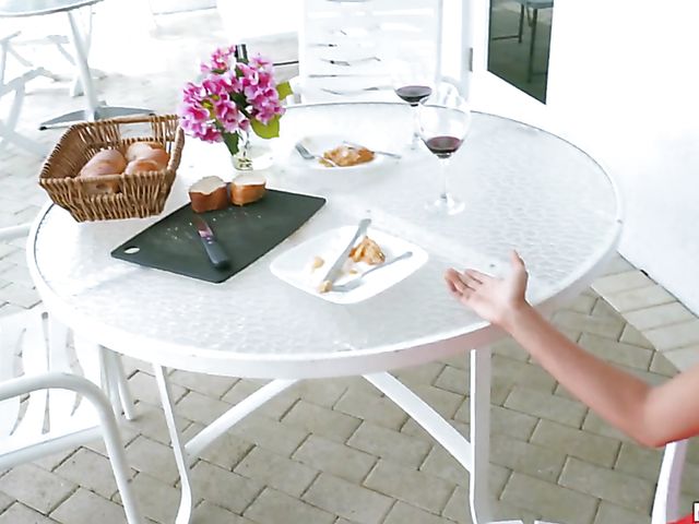 POV anal in the bathroom with naughty Maya Bijou