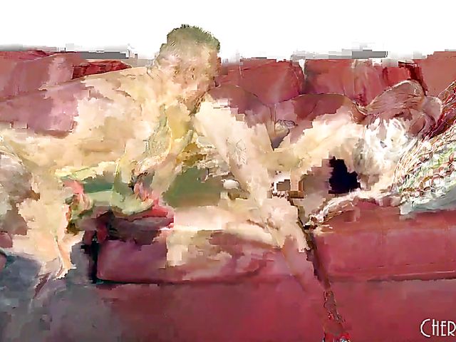 Skinny blonde teen Emma Hix gets down and dirty live