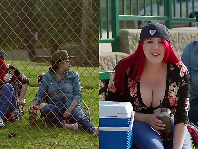 Red-haired BBW with humongous tits Kamille Amora gets boned