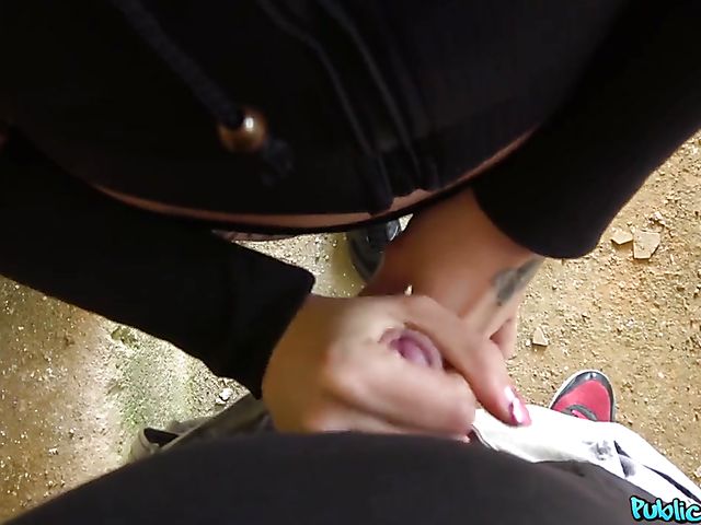 Raven haired Isabel Dark gets talked into sex