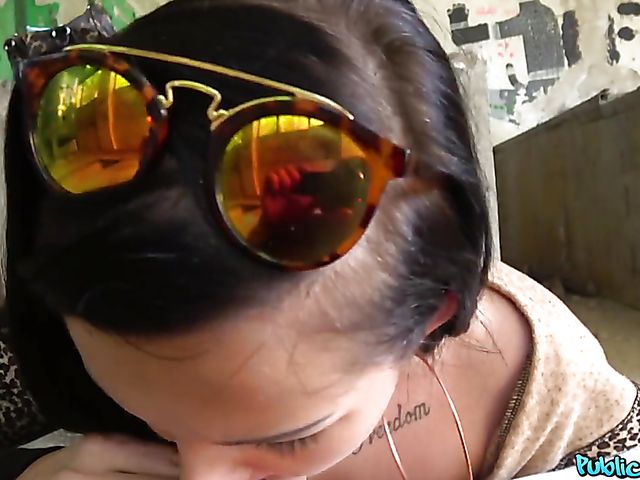 Raven haired Isabel Dark gets talked into sex