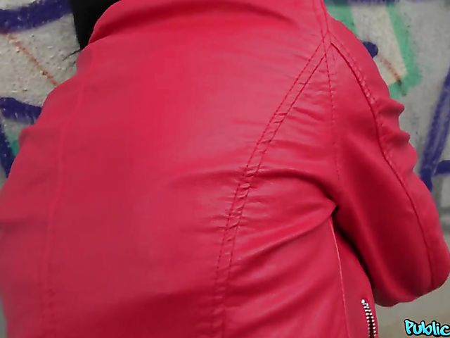 Busty tattoo girl Megan Inky gets slammed in public