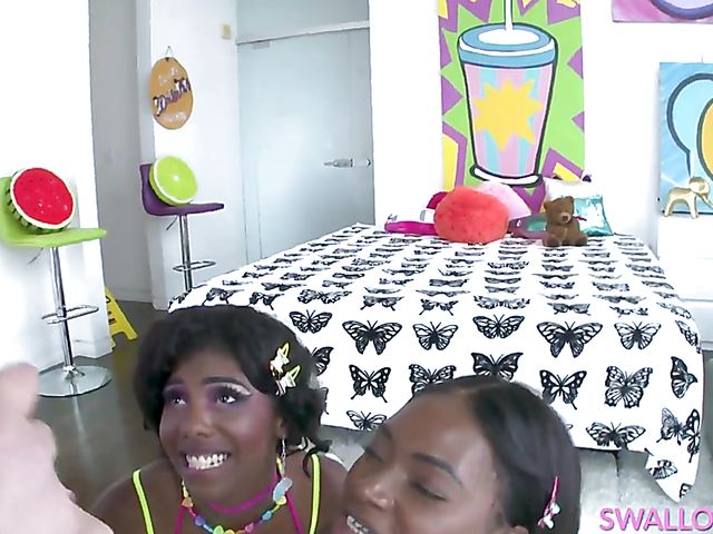 Interracial deepthroat with Daizy Cooper and Noemie Bilas
