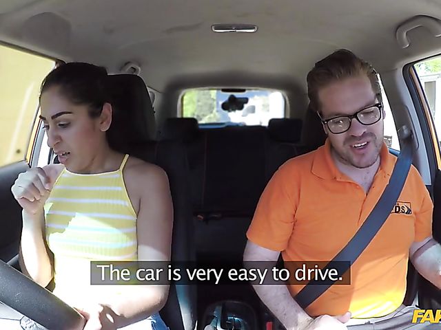 Exotic Sahara Knite has wild sex with a driving instructor