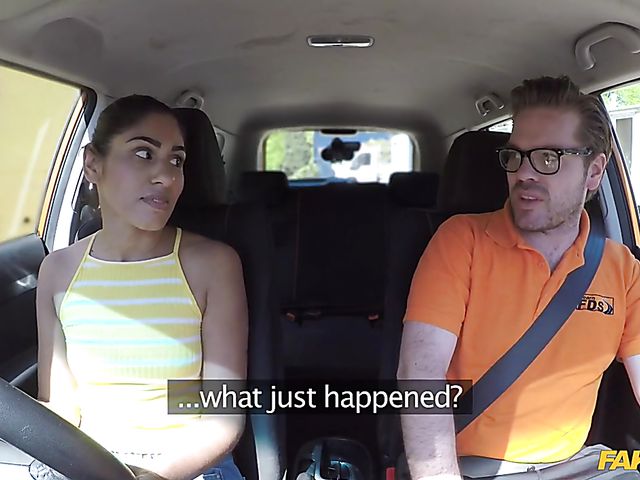 Exotic Sahara Knite has wild sex with a driving instructor