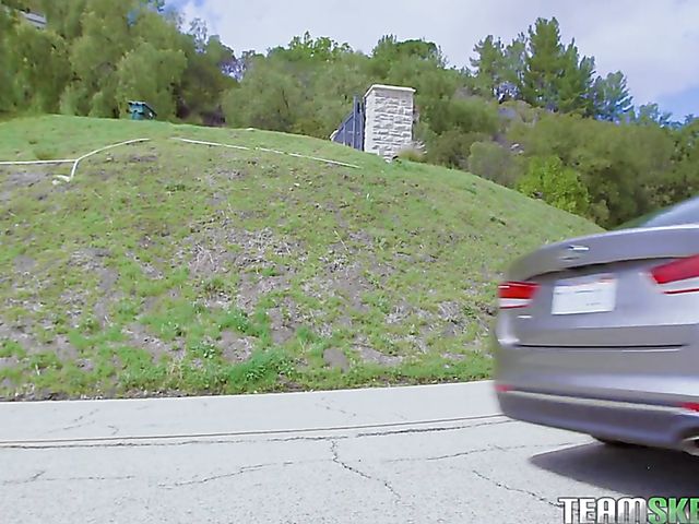 Big ass redhead Ella Hughes gets pounded