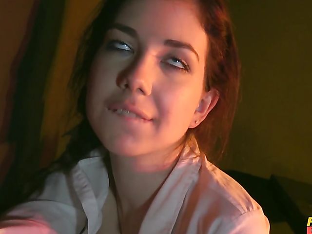 Lesbian threesome with good girl Daphne Angel