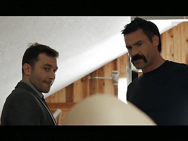 Hardcore threesome with Lily Love and dirty creampie