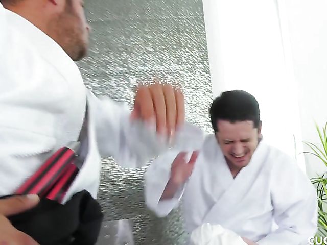 Karate teacher fucks hot Brett Rossi in front of her cuckold husband