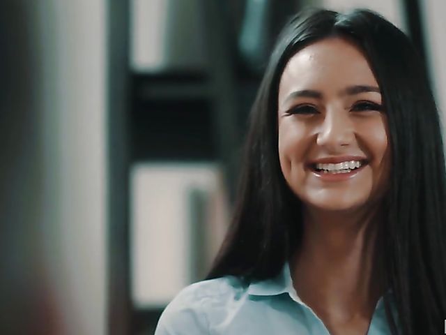 Elegant young babe Eliza Ibarra has sex with her boss