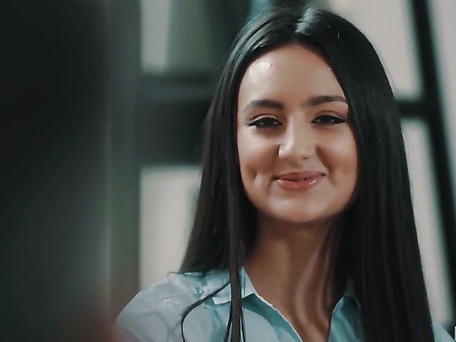 Elegant young babe Eliza Ibarra has sex with her boss