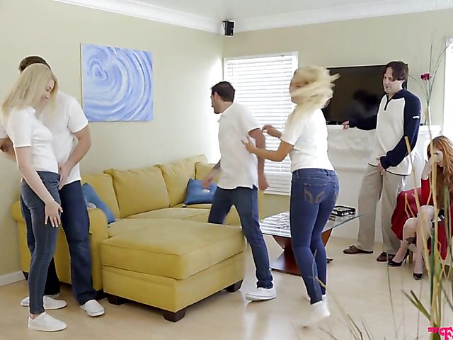 Fantasy family orgy with Carmen Caliente and Gia Love