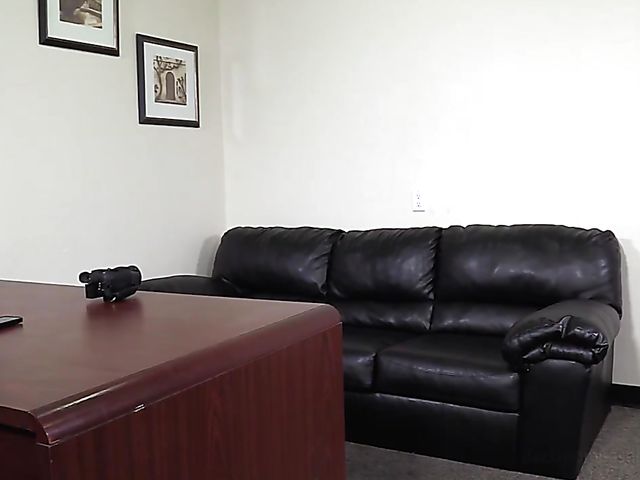 Backroom casting with raven-haired Brianna