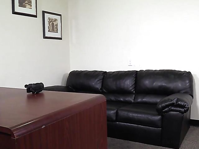 Backroom casting with raven-haired Brianna