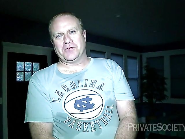 Mature amateur Dorothy gives head to a fat guy