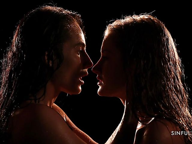 Erotic lesbian scenes with Llexi Dona and Tiffany Tatum